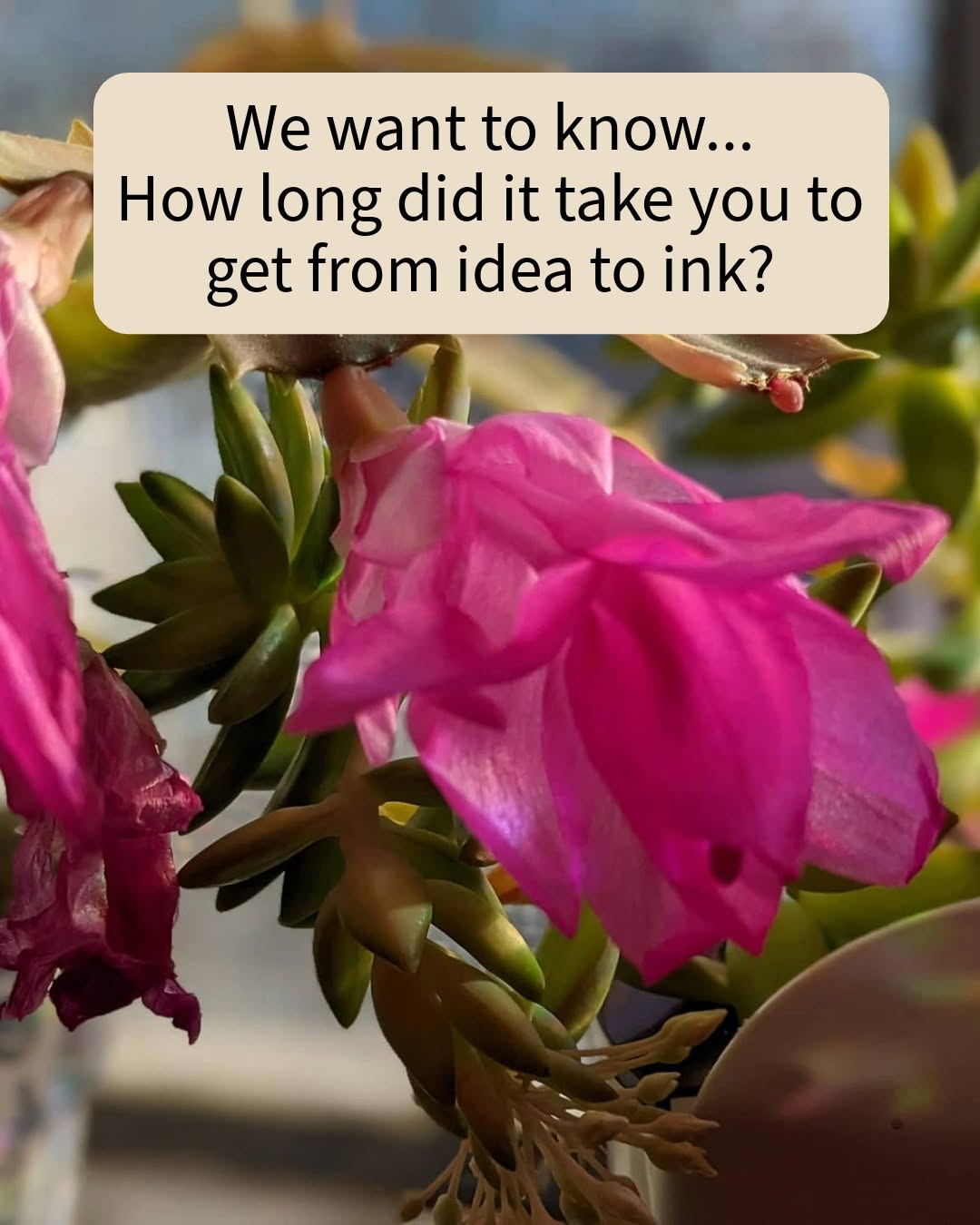 From the time that you thought up your new tattoo to when you sat in the chair, how long did you sit with your new idea?