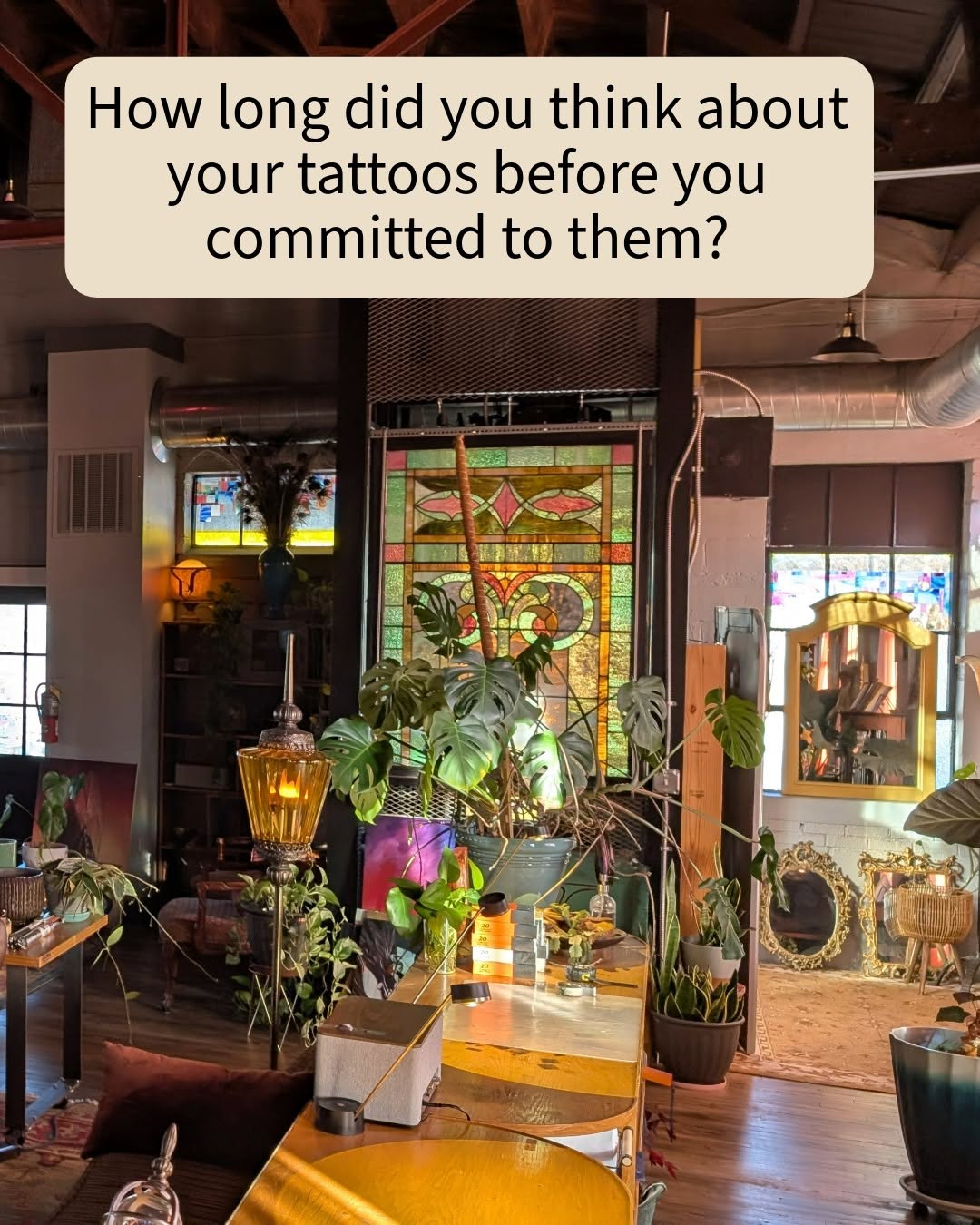 We want to know 👀 ... How long did your tattoo idea bounce around in your head before you made your appointment? Did th